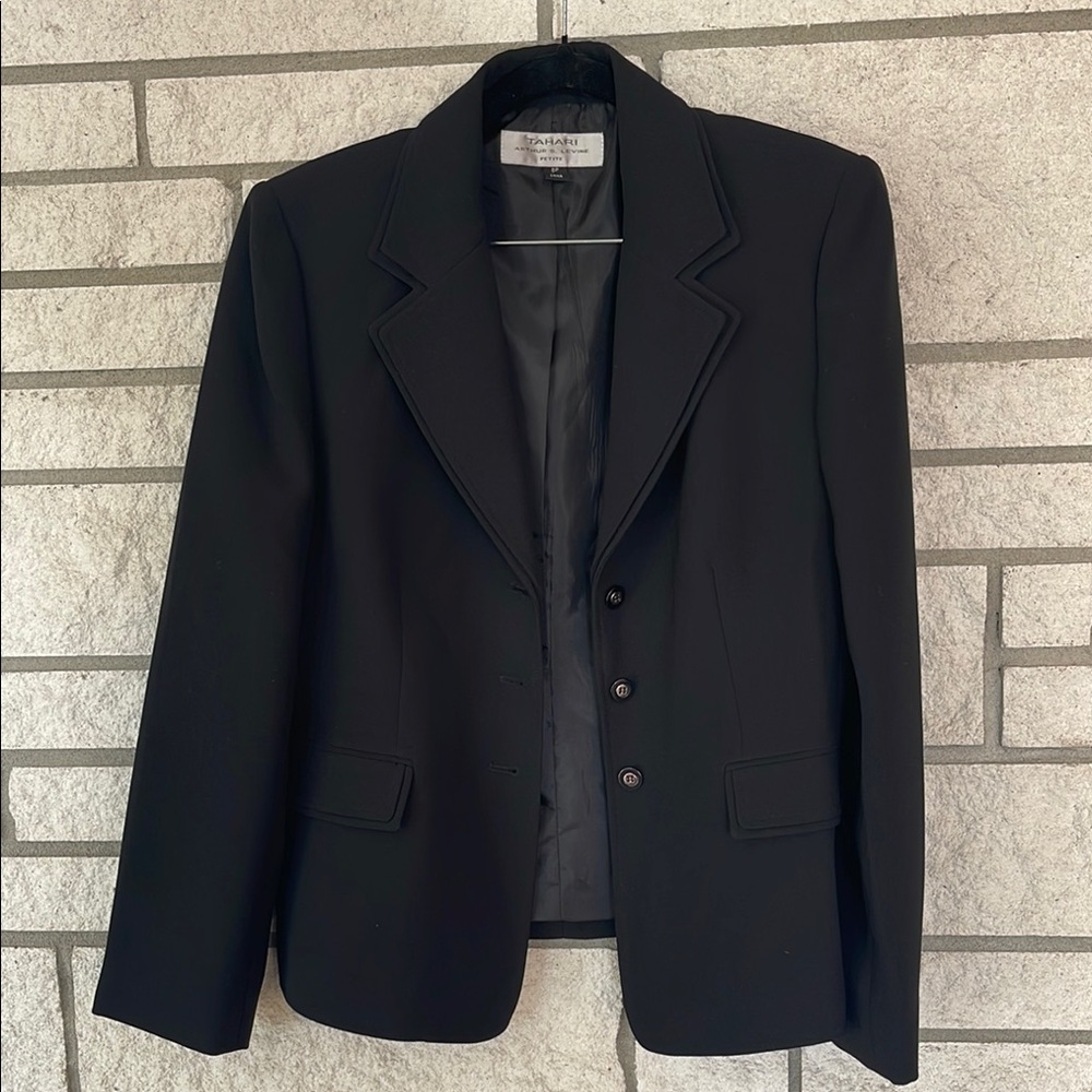 Tahari Black Blazer